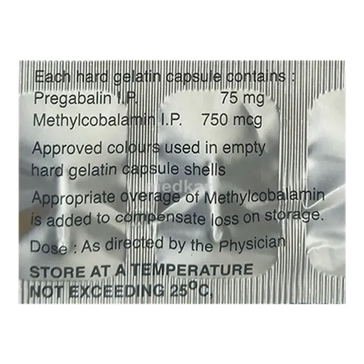 pregaba m 75mg capsule 15's